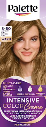 Farba do włosów 8-50 Jasny Złocisty Blond Palette INTENSIVE COLOR CREME