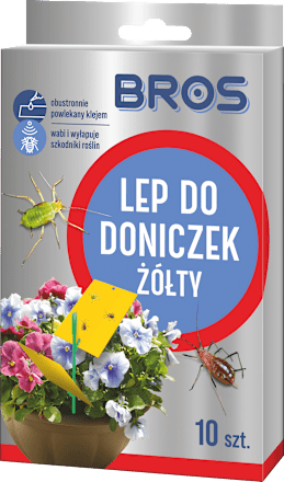 Lep do doniczek żółty BROS