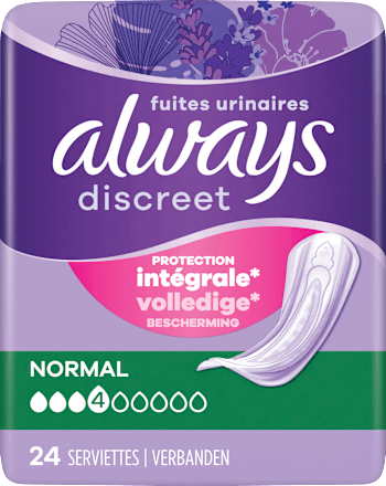 Discreet Einlagen Normal Monatspack always