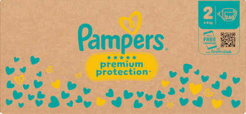 Windeln Premium Protection Gr. 2 Mini (4-8 kg) Monatsbox Pampers premium protection