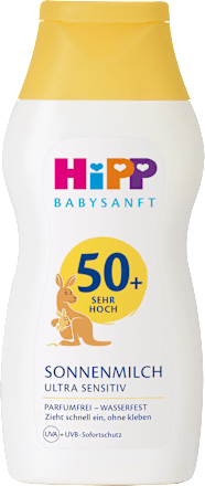 Sonnenmilch Ultra Sensitiv 50+ HiPP Babysanft