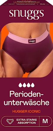Periodenunterwäsche Hugger Iconic beetroot, Gr M snuggs