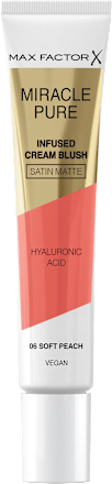 Miracle Pure Cream Blush rumenilo Satin Matte – 06 Soft Peach MAX FACTOR