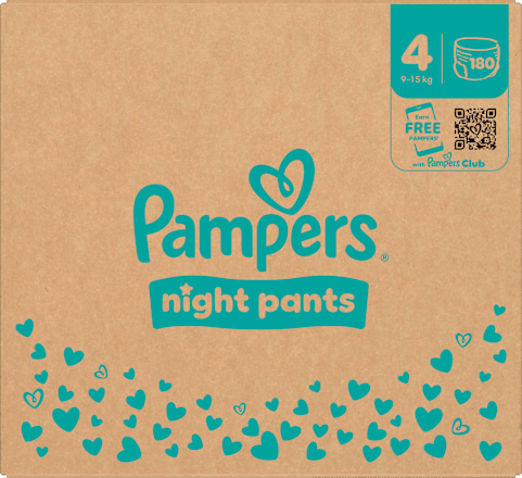 Baby Pants night Gr. 4 (9-15 kg) Monatsbox Pampers night pants