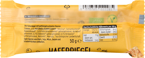Bio baton de ovăz – fructe de pădure dmBio
