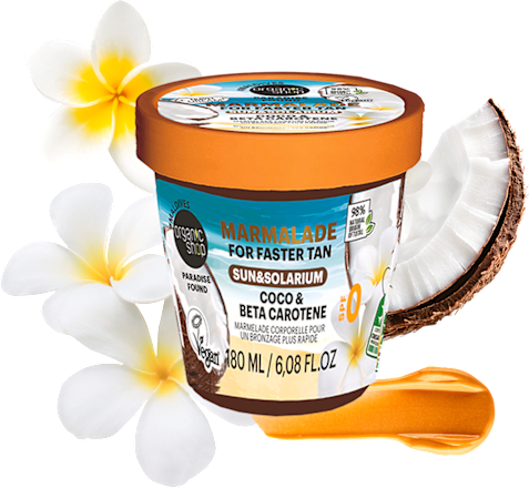 Krém pre rýchlejšie opálenie Coco&Beta Carotene organic shop
