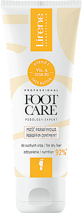 Unguent cu parafină și Vit A, pentru picioare Lirene