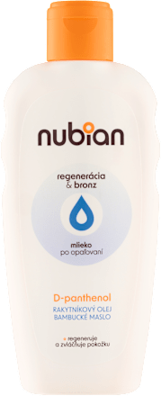 Mlieko po opaľovaní Regenerácia & bronz  NUBIAN
