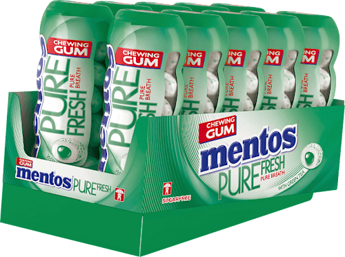 Gumă mestecat mentă fără zahăr mentos