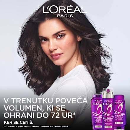 Balzam za tanke lase brez volumna Collagen Lifter L'ORÉAL PARiS ELSEVE