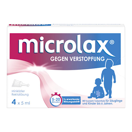 microlax für Säuglinge gegen Verstopfung microlax