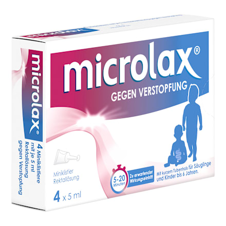 microlax für Säuglinge gegen Verstopfung microlax