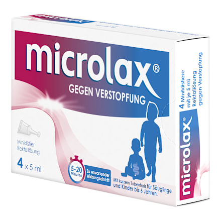 microlax für Säuglinge gegen Verstopfung microlax