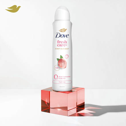 Dámsky dezodorant v spreji Fresh Care+, kvet ruže Dove