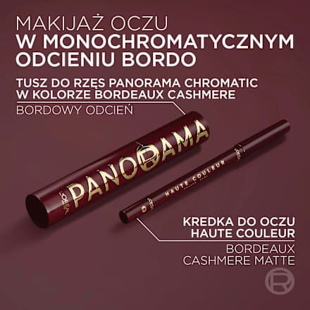 Kredka do oczu bordowa Haute Couleur Bordeaux Cashmere Matte L'ORÉAL PARiS