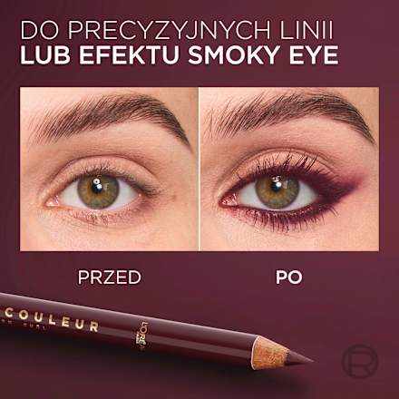 Kredka do oczu bordowa Haute Couleur Bordeaux Cashmere Matte L'ORÉAL PARiS