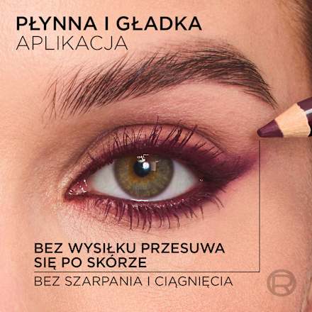 Kredka do oczu bordowa Haute Couleur Bordeaux Cashmere Matte L'ORÉAL PARiS