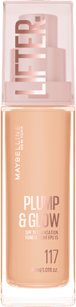 Podkład rozświetlający do twarzy Lifter Plump&Glow 117 MAYBELLINE NEW YORK
