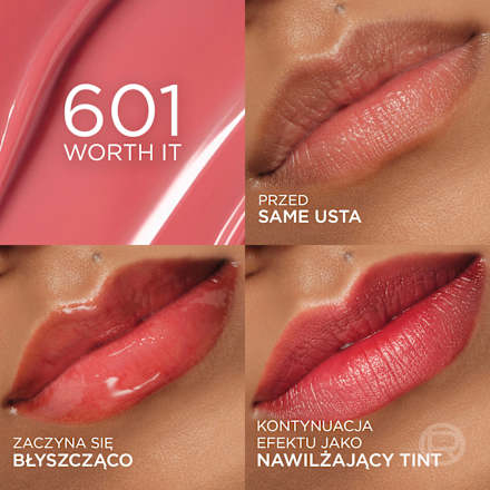 Tint do ust koloryzujący olejek - serum Hyaluron Tint #601 Worth It L'ORÉAL PARiS
