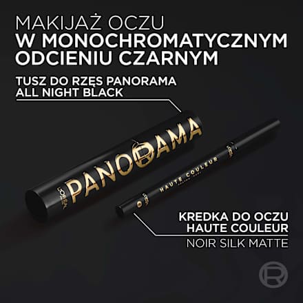 Kredka do oczu czarna Haute Couleur Noir Silk Matte L'ORÉAL PARiS