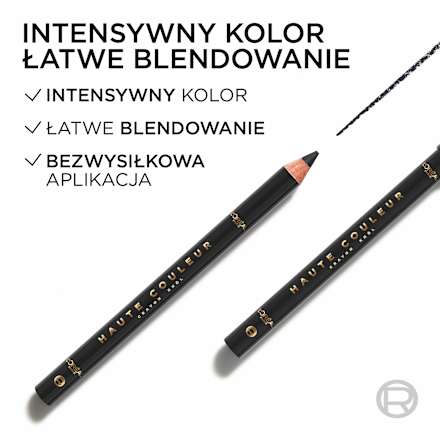 Kredka do oczu czarna Haute Couleur Noir Silk Matte L'ORÉAL PARiS