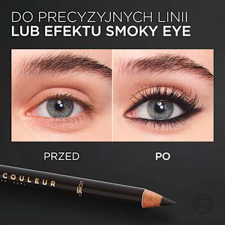 Kredka do oczu czarna Haute Couleur Noir Silk Matte L'ORÉAL PARiS