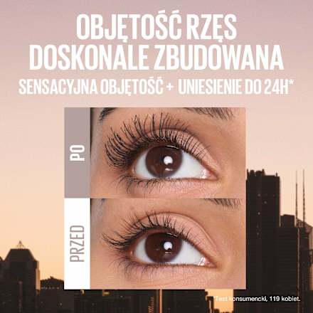 Tusz do rzęs Body Lash Sensational Waterproof Black MAYBELLINE NEW YORK