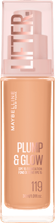 Podkład rozświetlający do twarzy Lifter Plump&Glow 119 MAYBELLINE NEW YORK