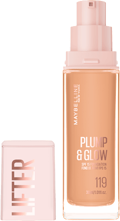 Podkład rozświetlający do twarzy Lifter Plump&Glow 119 MAYBELLINE NEW YORK
