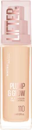 Podkład rozświetlający do twarzy Lifter Plump&Glow 110 MAYBELLINE NEW YORK