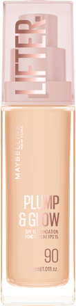 Podkład rozświetlający do twarzy Lifter Plump&Glow 90 MAYBELLINE NEW YORK