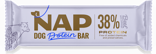 Proteínová tyčinka pre psy hovädzia s levaduľou NAP