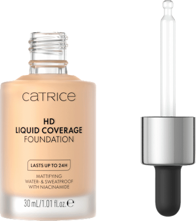 Foundation Liquid HD Coverage Waterproof 005 Ivory Beige CATRICE