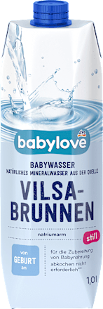 Naturalna woda mineralna dla niemowląt ze źródła Vilsa-brunnen babylove