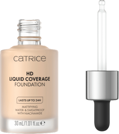 Podkład HD Liquid Coverage Foundation 010 Light Beige CATRICE