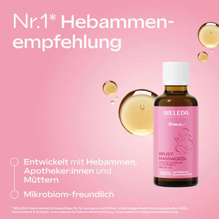 Pflegeöl Mama Brustmassage  WELEDA Mama
