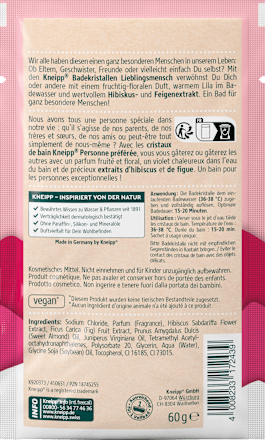 Badesalz Lieblingsmensch Kneipp