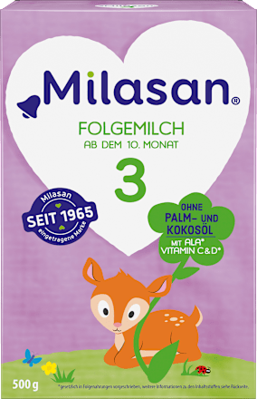 Folgemilch 3 ab dem 10. Monat Milasan