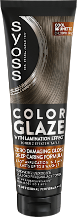 Color Glaze cu efect de laminare Cool Brunette syoss