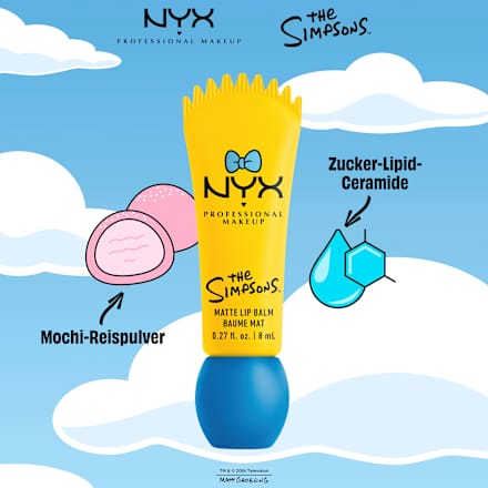 Lippenbalsam Smushy Simpsons Bart Bubble Peekaboo Blue NYX PROFESSIONAL MAKEUP