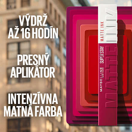 Tekutý rúž SuperStay Matte Ink - 15 Lover MAYBELLINE NEW YORK
