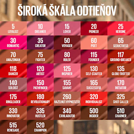 Tekutý rúž SuperStay Mate Ink - 80 Ruler MAYBELLINE NEW YORK