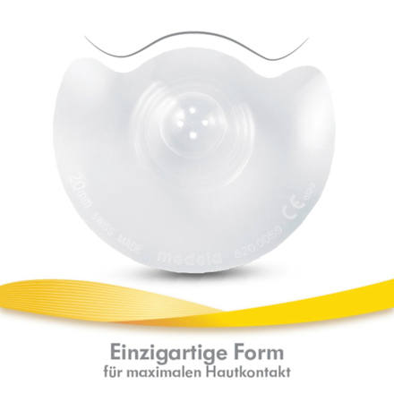 Brustwarzenpflege Brusthütchen Gr. L Medela