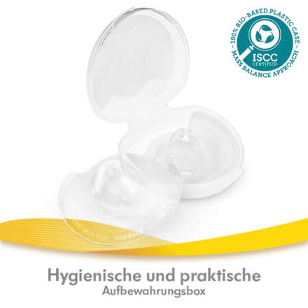 Brustwarzenpflege Brusthütchen Gr. L Medela