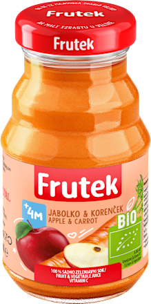 Sok od jabuke i mrkve, 4+ mj. Frutek