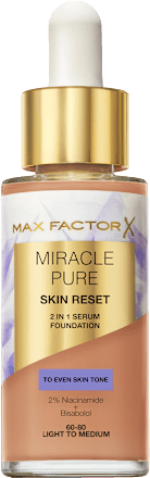 Miracle Pure 2u1 serum i tečni puder 60 - 80 Light to Medium MAX FACTOR