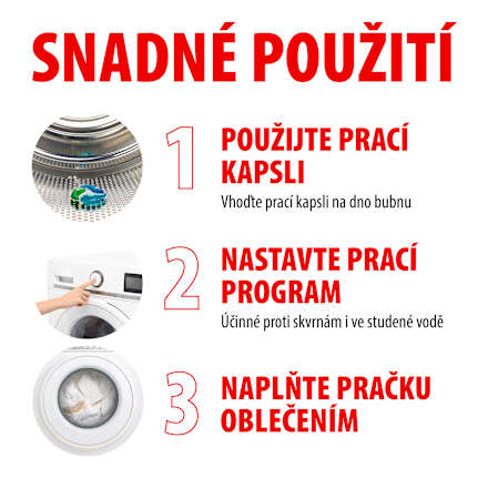 prací kapsle 4in1 Deep Clean Universal Persil