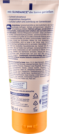Sonnencreme beautiful summer scent, LSF 50 SUNDANCE
