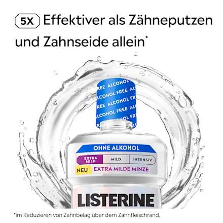 Mundspülung Total Care Extra Milde Minze alkoholfrei Listerine
