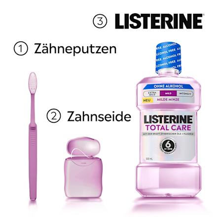Mundspülung Total Care Milde Minze alkoholfrei Listerine